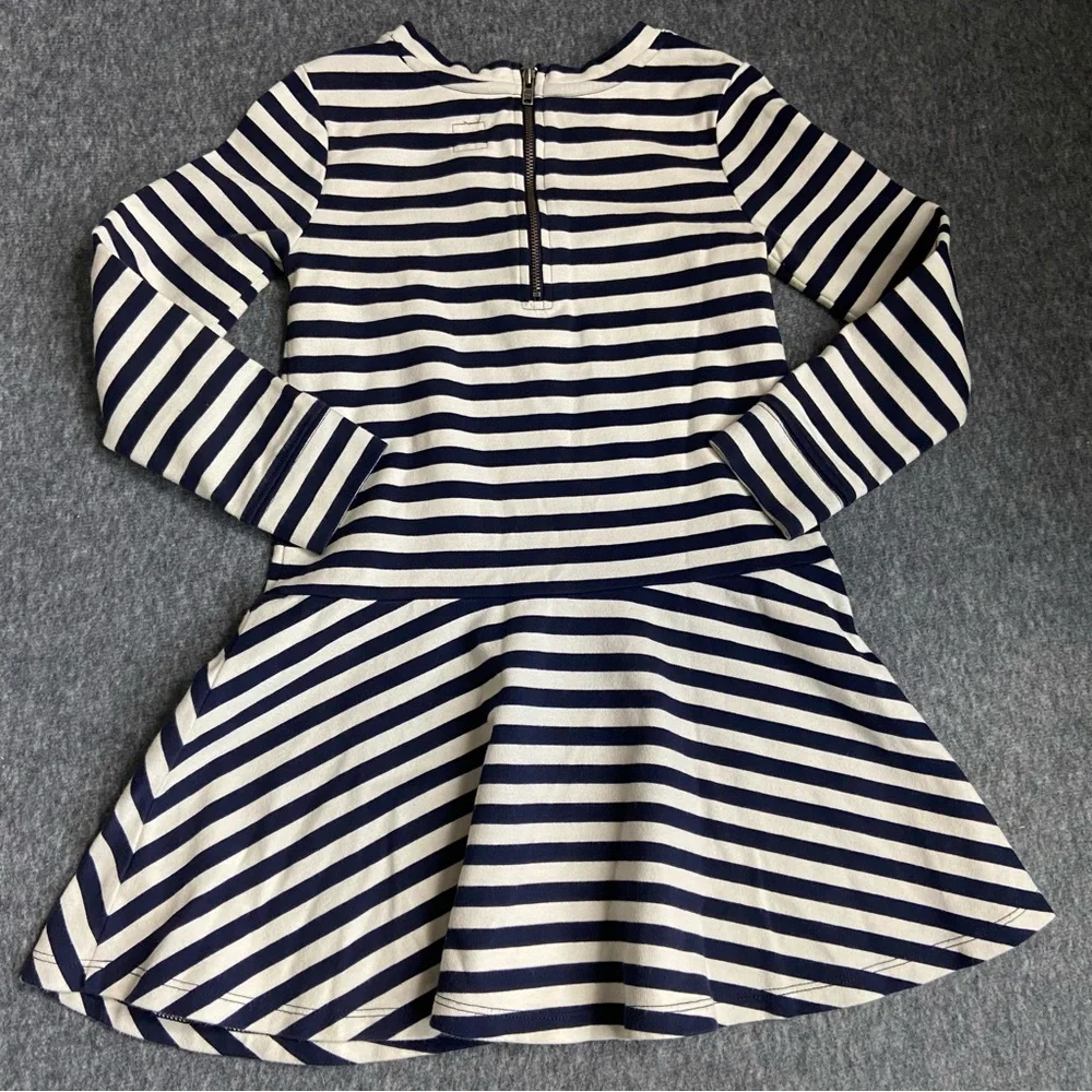 GAP Kid's | girl's Striped Navy and White Kids Dress Size 6-7Y